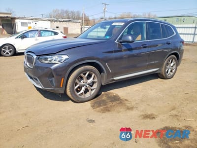 2022 BMW X3 XDRIVE30I 5UX53DP03N9K46049 - główne zdjęcie licytacji z USA - miniatura