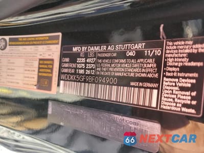 Zdjęcie 12 z 12 samochodu: 2011 MERCEDES-BENZ E 350 VIN:WDDKK5GF9BF094900 - miniatura