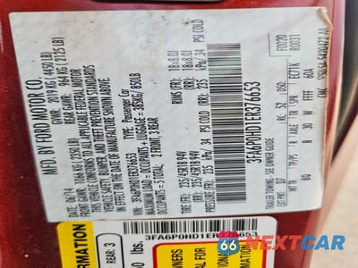 Zdjęcie 12 z 12 samochodu: 2014 FORD FUSION SE VIN:3FA6P0HD1ER376653 - miniatura
