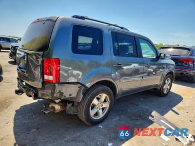 Trzecie zdjęcie samochodu z tyłu: 2011 HONDA PILOT EXL VIN:5FNYF3H56BB006392 - miniatura