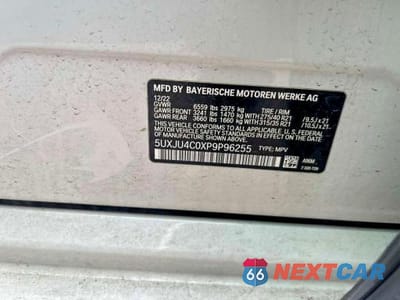 Zdjęcie 10 z 10 samochodu: 2023 BMW X5 M50I VIN:5UXJU4C0XP9P96255 - miniatura