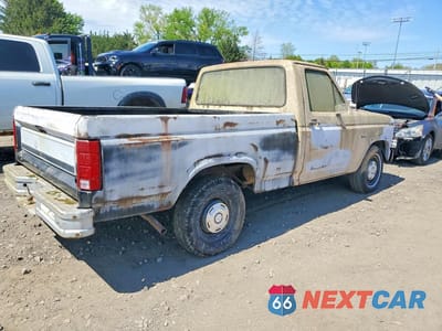 Trzecie zdjęcie samochodu z tyłu: 1985 FORD F150 VIN:1FTDF15Y4FNA40999 - miniatura