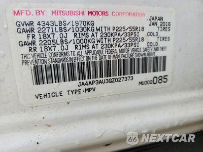 Zdjęcie 13 z 13 samochodu: 2016 MITSUBISHI OUTLANDER SPORT ES VIN:JA4AP3AU3GZ027373 - miniatura