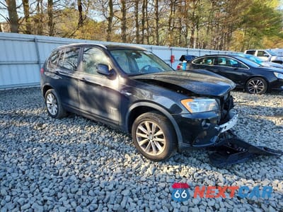 Czwarte zdjęcie samochodu z boku: 2013 BMW X3 XDRIVE28I VIN:5UXWX9C52D0D01698 - miniatura