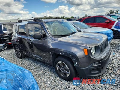 Czwarte zdjęcie samochodu z boku: 2017 JEEP RENEGADE SPORT VIN:ZACCJAAB8HPF42405 - miniatura