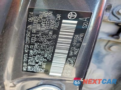 Zdjęcie 12 z 12 samochodu: 2014 TOYOTA PRIUS C TWO VIN:JTDKDTB30E1571186 - miniatura