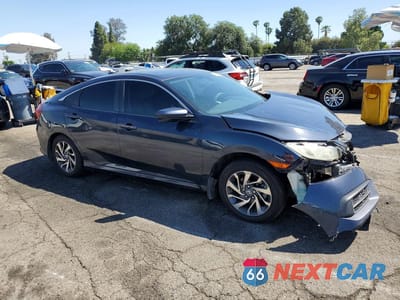 Czwarte zdjęcie samochodu z boku: 2017 HONDA CIVIC EX VIN:2HGFC2F75HH547484 - miniatura