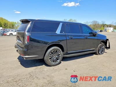 Trzecie zdjęcie samochodu z tyłu: 2022 CADILLAC ESCALADE ESV PREMIUM LUXURY VIN:1GYS4KKL3NR279263 - miniatura