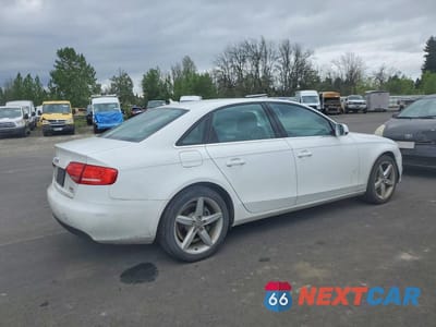 Trzecie zdjęcie samochodu z tyłu: 2011 AUDI A4 PREMIUM PLUS VIN:WAUFFAFL2BA098927 - miniatura