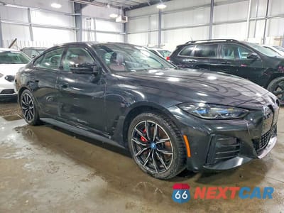 Czwarte zdjęcie samochodu z boku: 2024 BMW I4 M50 VIN:WBY33AW00RFR51910 - miniatura