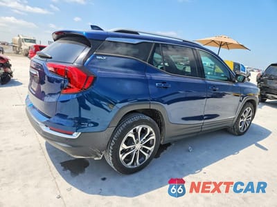 Trzecie zdjęcie samochodu z tyłu: 2021 GMC TERRAIN SLT VIN:3GKALPEV6ML360783 - miniatura