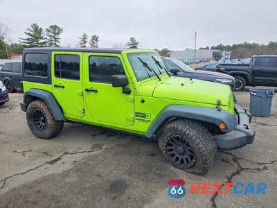 Czwarte zdjęcie samochodu z boku: 2012 JEEP WRANGLER UNLIMITED SPORT VIN:1C4HJWDGXCL262623 - miniatura