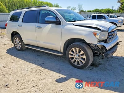 Czwarte zdjęcie samochodu z boku: 2015 TOYOTA SEQUOIA PLATINUM VIN:5TDDW5G14FS117453 - miniatura
