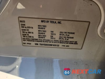 Zdjęcie 13 z 13 samochodu: 2022 TESLA MODEL Y VIN:7SAYGDEE0NF459132 - miniatura