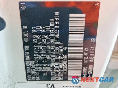 Zdjęcie 13 z 13 samochodu: 2010 TOYOTA VENZA AWD V6 VIN:4T3BK3BB6AU038932 - miniatura