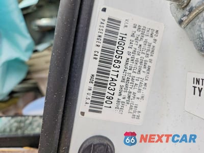 Zdjęcie 12 z 12 samochodu: 1996 HONDA ACCORD LX VIN:1HGCD5631TA037901 - miniatura