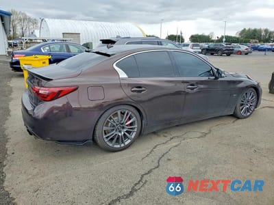 Trzecie zdjęcie samochodu z tyłu: 2018 INFINITI Q50 3.0T LUXE VIN:JN1EV7AR9JM431379 - miniatura