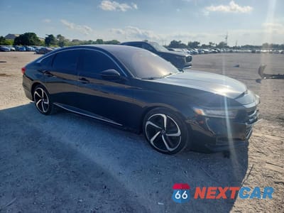 Czwarte zdjęcie samochodu z boku: 2021 HONDA ACCORD SPORT VIN:1HGCV2F32MA012504 - miniatura