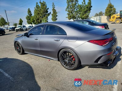Drugie zdjęcie samochodu z przodu: 2021 MERCEDES-BENZ CLA 45 AMG VIN:W1K5J5DB9MN178662 - miniatura