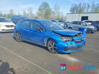 Czwarte zdjęcie samochodu z boku: 2021 SUBARU IMPREZA PREMIUM VIN:4S3GTAD64M3700361 - miniatura