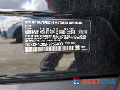 Zdjęcie 14 z 14 samochodu: 2023 BMW X5 SDRIVE 40I VIN:5UXCR4C09P9P56033 - miniatura