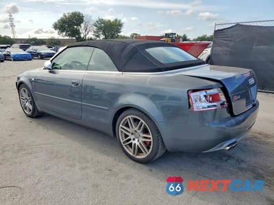 Drugie zdjęcie samochodu z przodu: 2008 AUDI S4 QUATTRO CABRIOLET VIN:WUARL48H08K900156 - miniatura