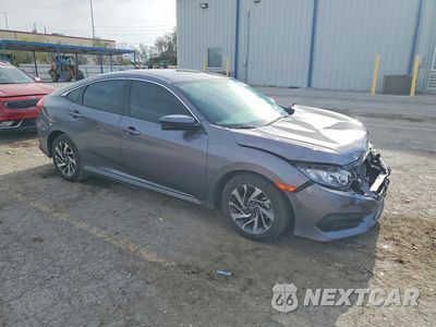 Czwarte zdjęcie samochodu z boku: 2017 HONDA CIVIC EX VIN:19XFC2F74HE027674 - miniatura