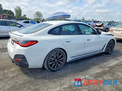 Trzecie zdjęcie samochodu z tyłu: 2024 BMW I4 XDRIVE 40 VIN:WBY83FB02RFT23615 - miniatura