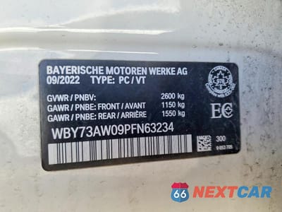 Zdjęcie 13 z 13 samochodu: 2023 BMW I4 EDRIVE 40 VIN:WBY73AW09PFN63234 - miniatura