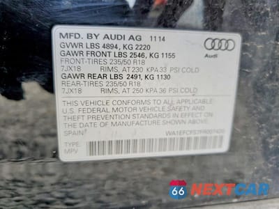 Zdjęcie 13 z 13 samochodu: 2015 AUDI Q3 PREMIUM PLUS VIN:WA1EFCFS7FR007430 - miniatura