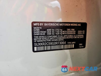 Zdjęcie 13 z 13 samochodu: 2016 BMW X5 SDRIVE35I VIN:5UXKR2C59G0R73064 - miniatura