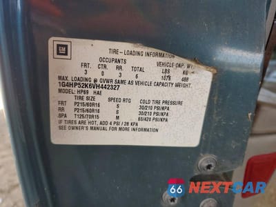 Zdjęcie 12 z 12 samochodu: 1997 BUICK LESABRE CUSTOM VIN:1G4HP52K6VH442327 - miniatura
