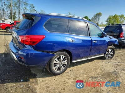 Trzecie zdjęcie samochodu z tyłu: 2017 NISSAN PATHFINDER SV VIN:5N1DR2MM7HC905017 - miniatura