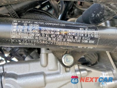 Zdjęcie 9 z 9 samochodu: 2018 SUZUKI SV650 VIN:JS1VP55A6J2100152 - miniatura