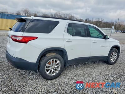 Trzecie zdjęcie samochodu z tyłu: 2020 CHEV TRAVERSE LT VIN:1GNEVGKW0LJ180085 - miniatura