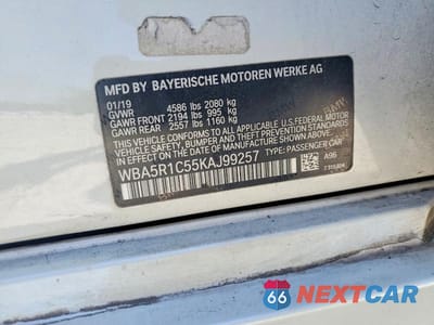 Zdjęcie 13 z 13 samochodu: 2019 BMW 330I VIN:WBA5R1C55KAJ99257 - miniatura