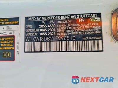 Zdjęcie 13 z 13 samochodu: 2020 MERCEDES-BENZ C 300 VIN:W1KWJ8DB2LF996510 - miniatura