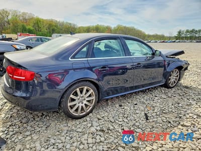 Trzecie zdjęcie samochodu z tyłu: 2012 AUDI A4 PREMIUM PLUS VIN:WAUFFAFL0CA120621 - miniatura