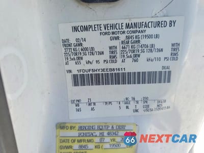 Zdjęcie 20 z 21 samochodu: 2014 FORD F550 SUPER DUTY VIN:1FDUF5HY3EEB81611 - miniatura
