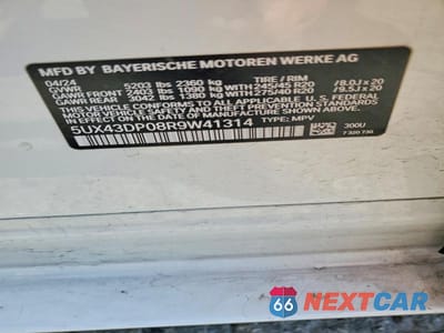Zdjęcie 14 z 14 samochodu: 2024 BMW X3 SDRIVE30I VIN:5UX43DP08R9W41314 - miniatura