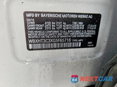 Zdjęcie 14 z 14 samochodu: 2016 BMW X1 XDRIVE28I VIN:WBXHT3C3XG5F65716 - miniatura