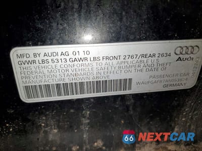 Zdjęcie 12 z 12 samochodu: 2010 AUDI A6 PREMIUM PLUS VIN:WAUFGAFB7AN053624 - miniatura