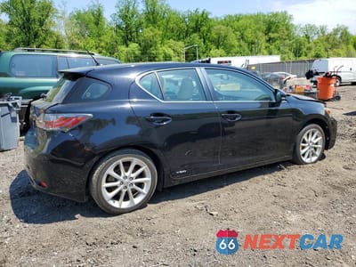 Trzecie zdjęcie samochodu z tyłu: 2013 LEXUS CT 200 VIN:JTHKD5BHXD2125416 - miniatura