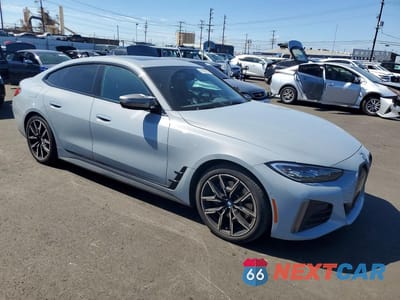 Czwarte zdjęcie samochodu z boku: 2024 BMW I4 M50 VIN:WBY33AW01RFS61163 - miniatura
