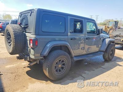 Trzecie zdjęcie samochodu z tyłu: 2019 JEEP WRANGLER UNLIMITED SAHARA VIN:1C4HJXEN2KW506636 - miniatura