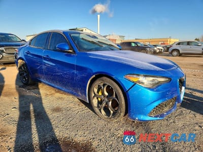 Czwarte zdjęcie samochodu z boku: 2018 ALFA ROMEO GIULIA VIN:ZARFAEENXJ7580056 - miniatura