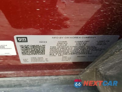 Zdjęcie 13 z 13 samochodu: 2024 CHEVROLET TRAX 1LT VIN:KL77LHE26RC005162 - miniatura