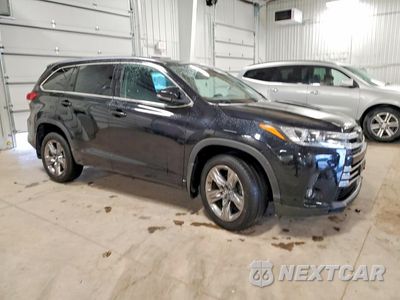 Czwarte zdjęcie samochodu z boku: 2019 TOYOTA HIGHLANDER LIMITED PLATINUM VIN:5TDDZRFH3KS992756 - miniatura