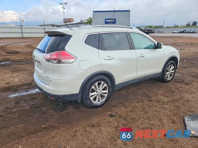 Trzecie zdjęcie samochodu z tyłu: 2015 NISSAN ROGUE SV VIN:5N1AT2MV1FC912328 - miniatura