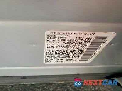 Zdjęcie 13 z 13 samochodu: 2013 NISSAN MURANO S VIN:JN8AZ1MW6DW314919 - miniatura